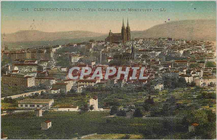CPA Clermont Ferrand Vue generale de Montfujet 