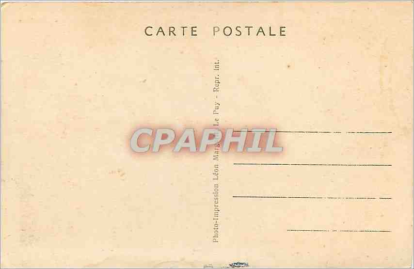 CPA La Chaise Dieu L'Ensemble de l'Eglise Abbatiale  — Rückseite