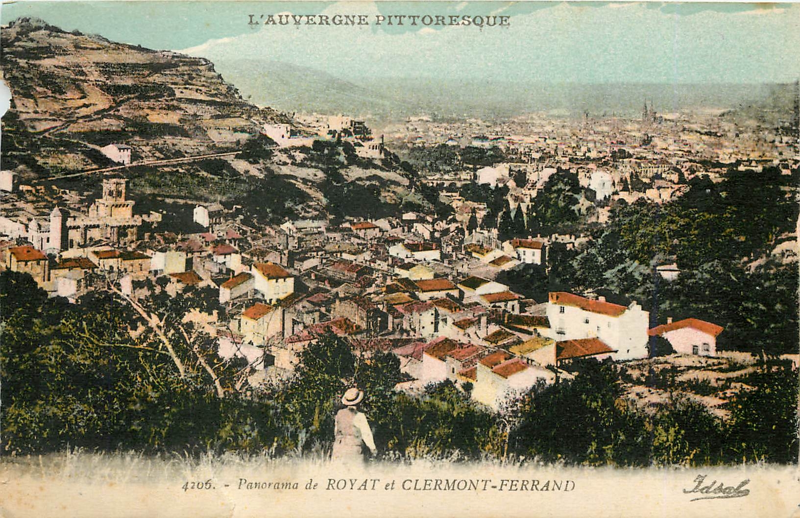 CPA Panorama de Royat et Clermont Ferrand 