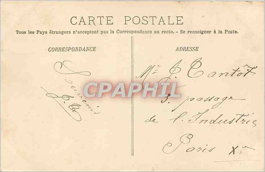 CLERMONT-FERRAND — Sur la Route du Puy-de-Dôme — LL. — N° 136 — Rückseite