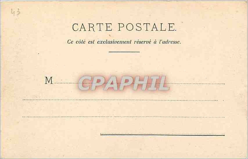 CPA Orphelinat de St Joseph a Tougues  — Rückseite
