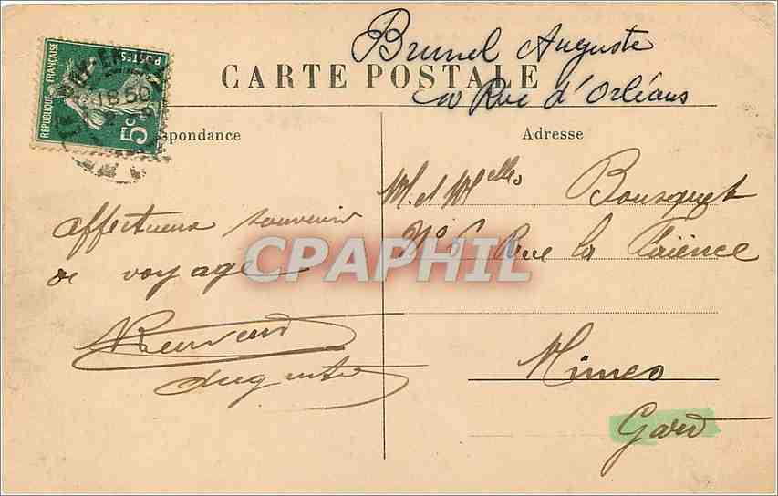 CPA Le Puy  Le Musee Crozatier  — Rückseite