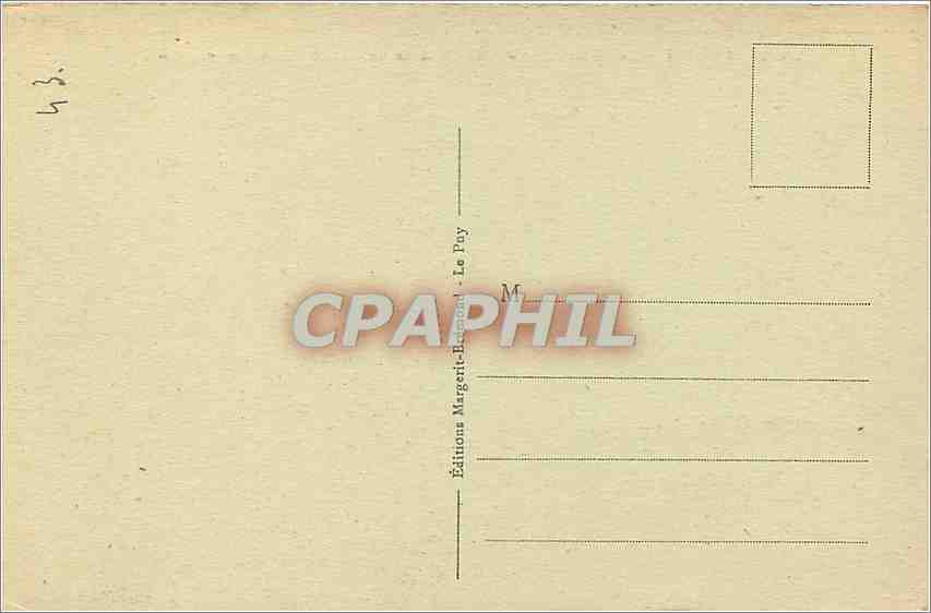 CPA Le Puy  Les Rochers d'Aiguilhe et de Corneille  — Verso
