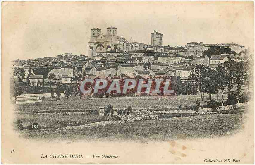 CPA La Chaise Dieu Vue Generale 