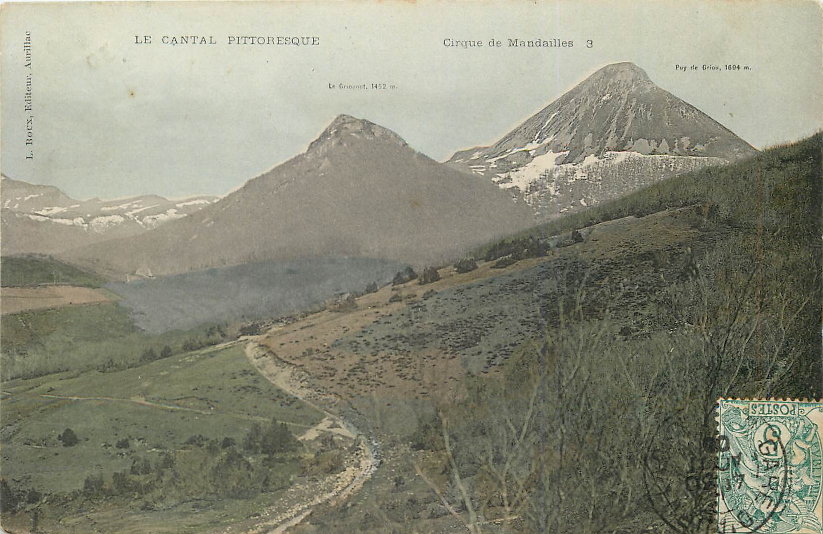 CPA Le Cantal Pittoresque Cirque de Mandailles 