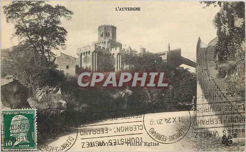 CPA L'Auvergne Royat Vieille Eglise 