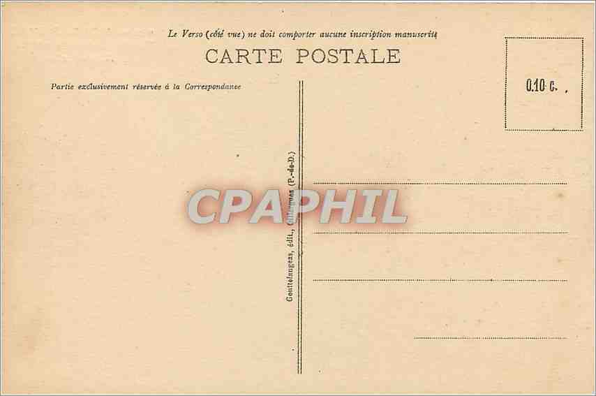 CPA Royat Vieille Eglise Fortifiee  — Rückseite
