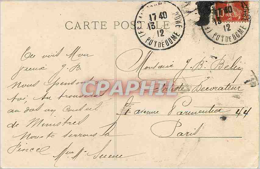 LE MONT-DORÉ — Une Caravane sur la Route du Sancy — Éditeur : Foresque, n° 4935 — Reverso