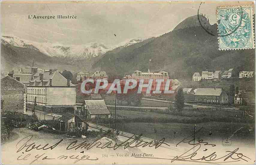 CPA Vue du Mont Dore 