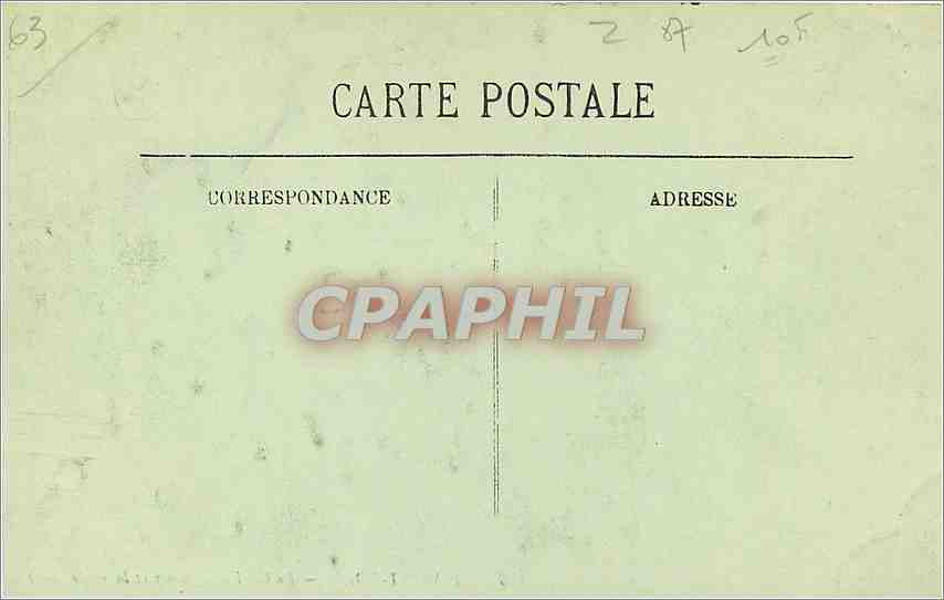 CPA Le Mont Dore La Chaine de Sancy et la route  — Rückseite