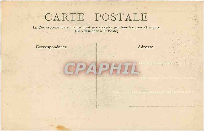 CPA Mont Dore L'Etablissement Thermal  — Verso