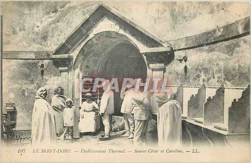 Le Mont-Doré — Établissement Thermal — Source César et Caroline — LL.
