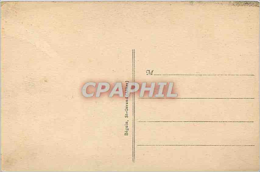 CPA Le Mont Dore Etablissement Thermal La Salle des Pas Perdus  — Verso