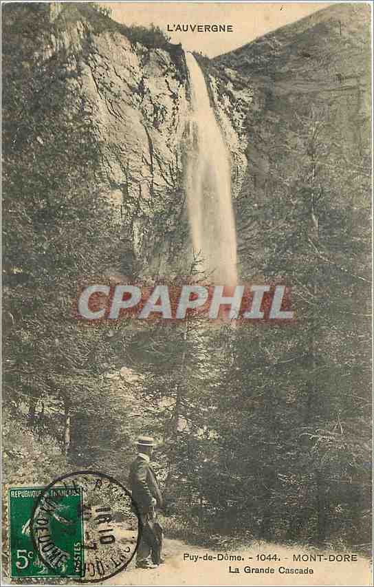 CPA Puy de Dome Mont Dore La Grande Cascade 