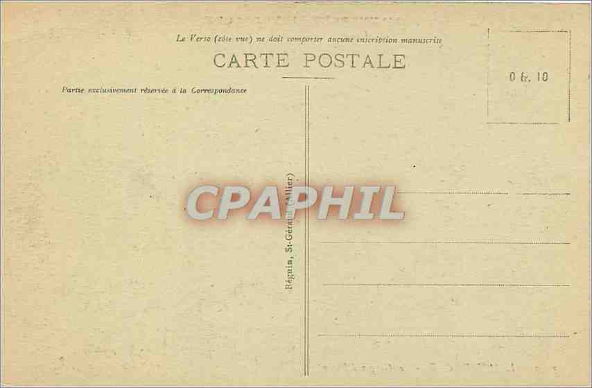 CPA Le Mont Dore Les Gorges d'Enfer  — Rückseite
