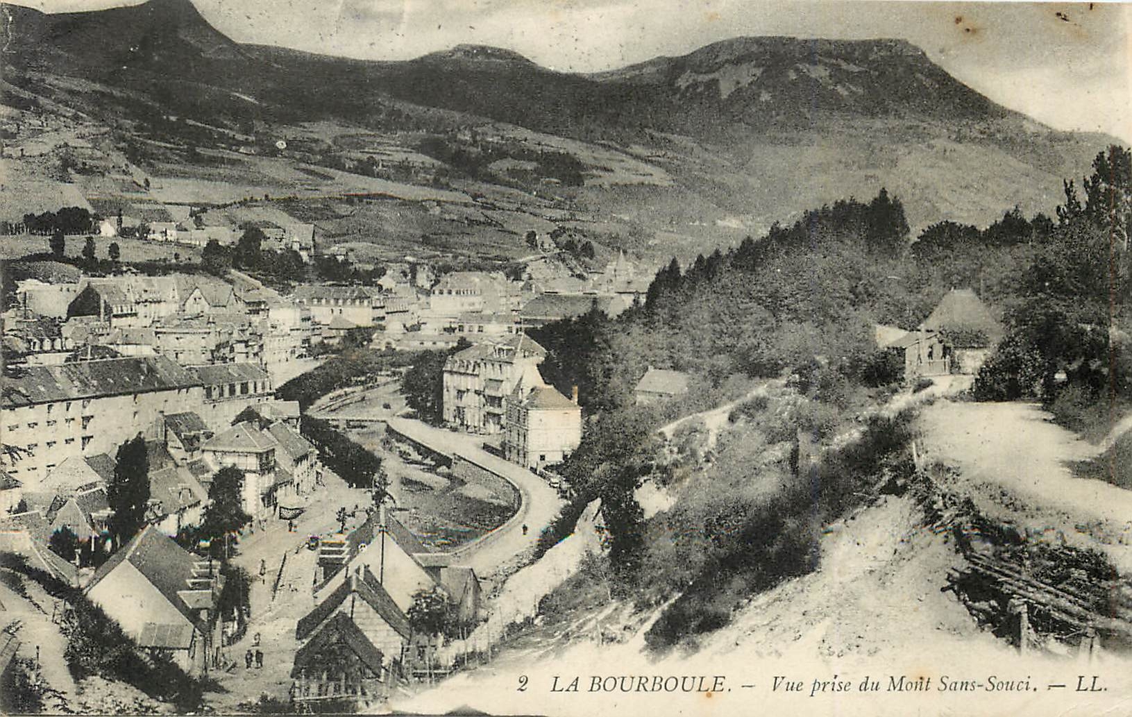 CPA La Bourboule Vue prise du Mont Sans Souci 