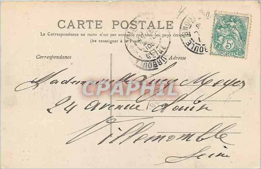 CPA La Bourboule Le Casino Pont Rue du Chateau et le Funiculaire  — Verso