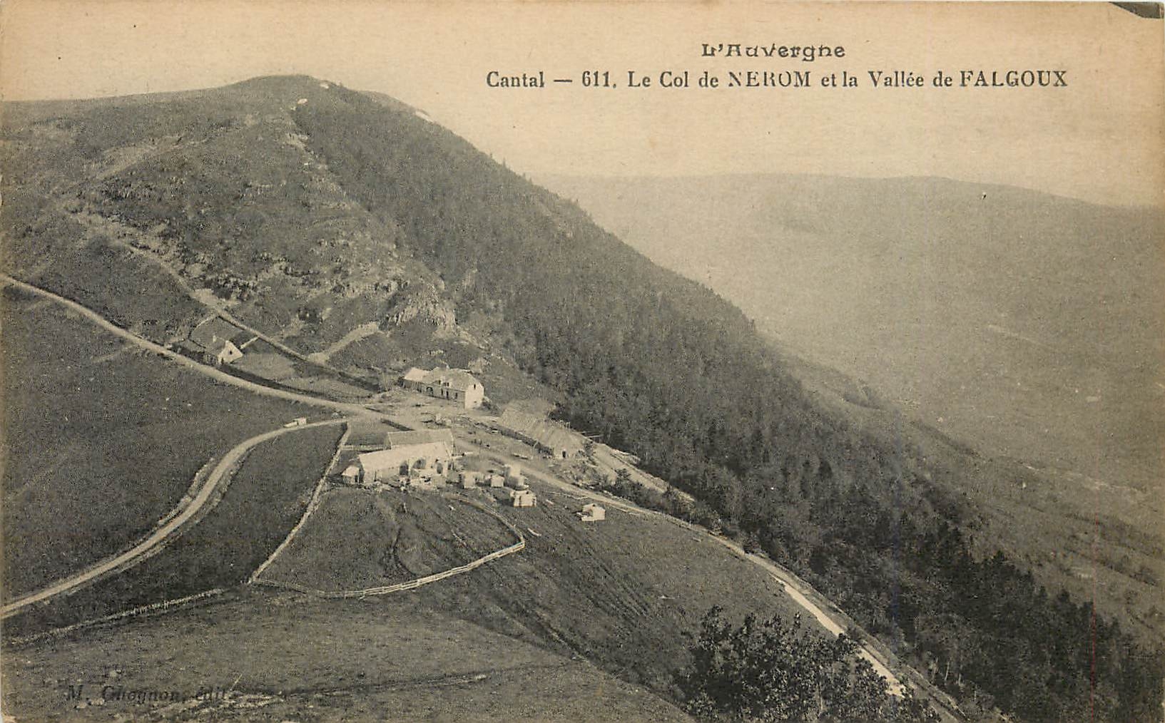 CPA Cantal Le Col de Neron et la Vallee de Falgoux 