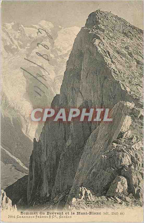 CPA Sommet du Brevent et le Mont Blanc 