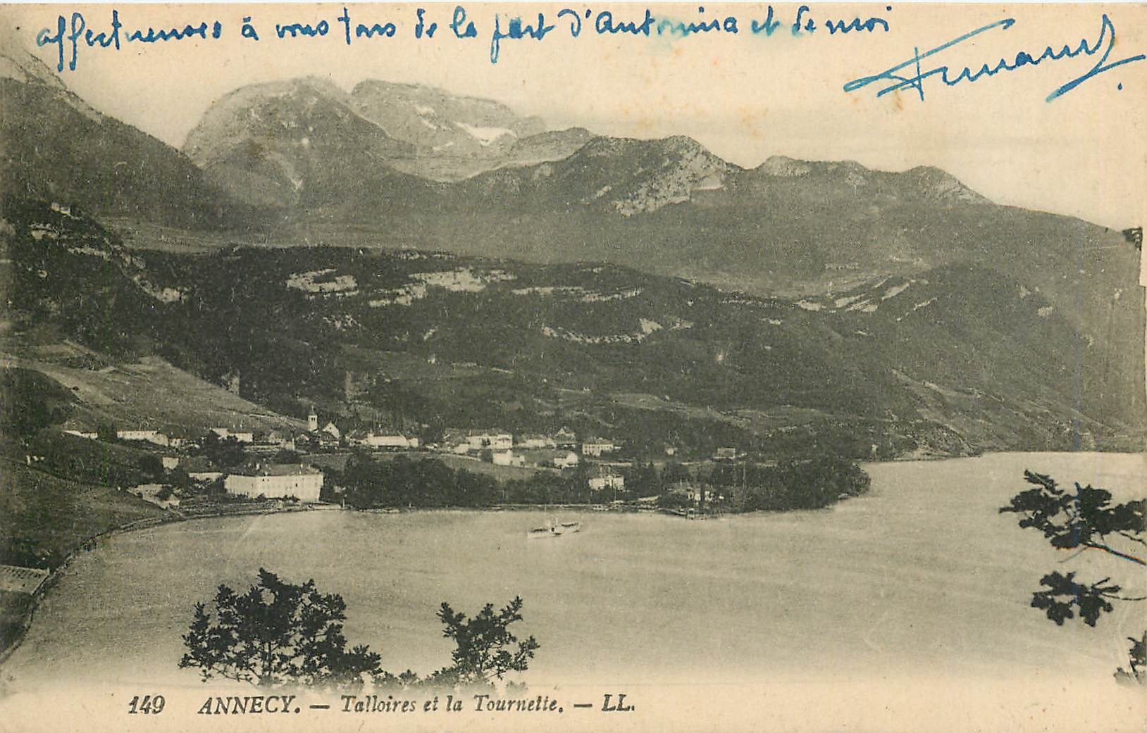 ANNECY. — Talloires et la Tournette. — LL. — 149