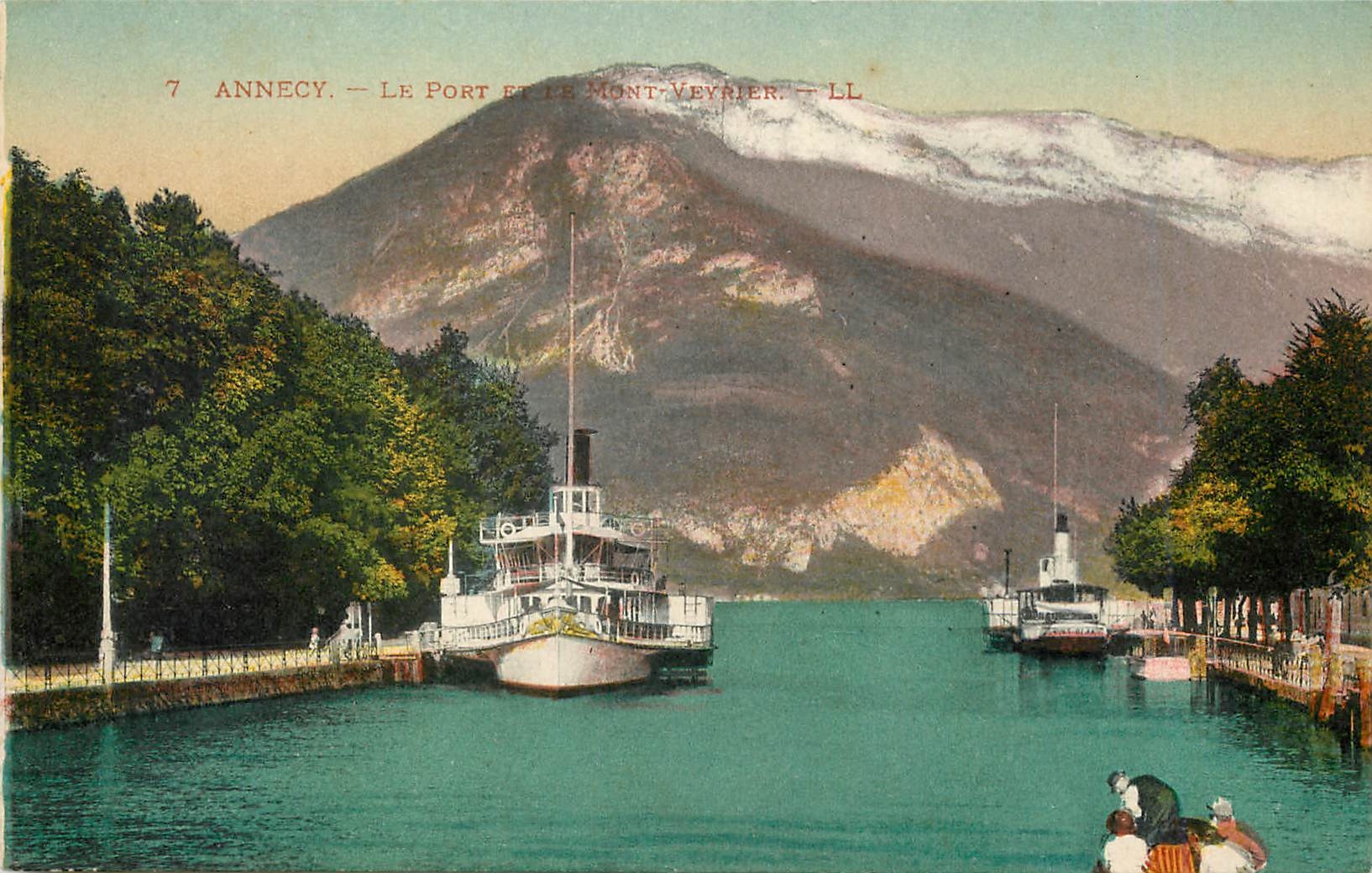 Annecy — Der Hafen und der Mont Veyrier — LL
