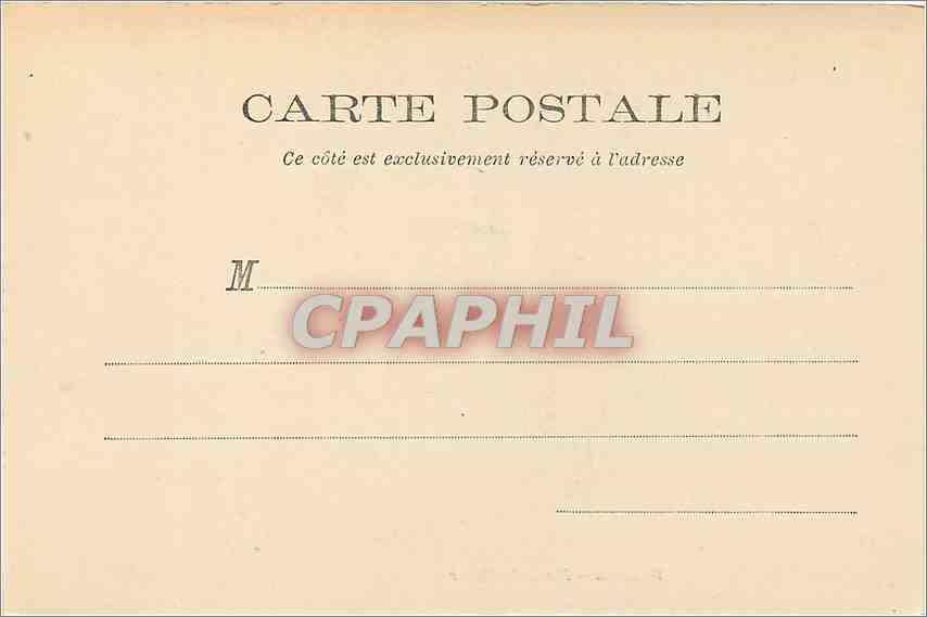 CPA Moulins Bords de l'Allier (carte 1900) — Verso