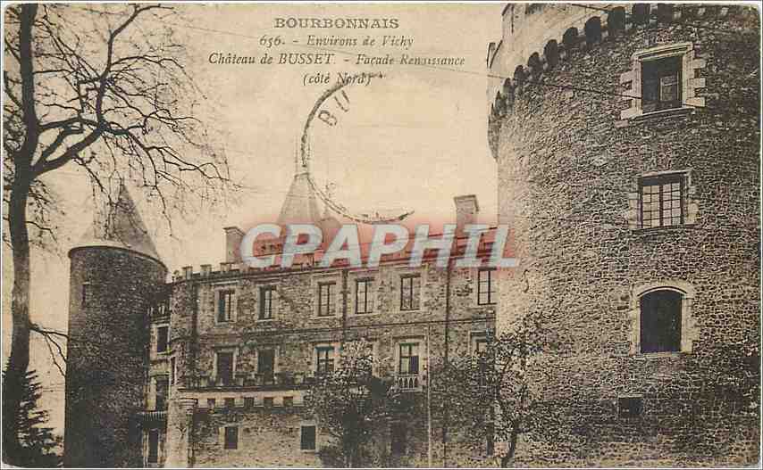 CPA Bourbonnais Environs de Vichy Chateau de Busset 