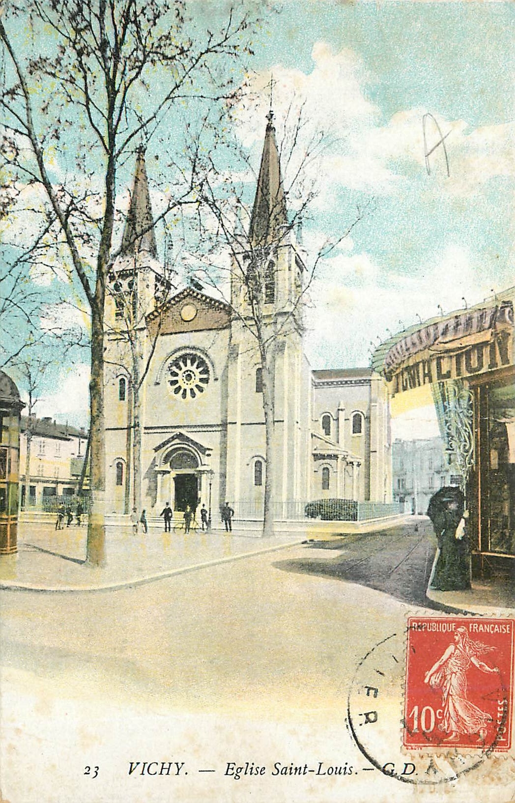 CPA Vichy Eglise Saint Louis 