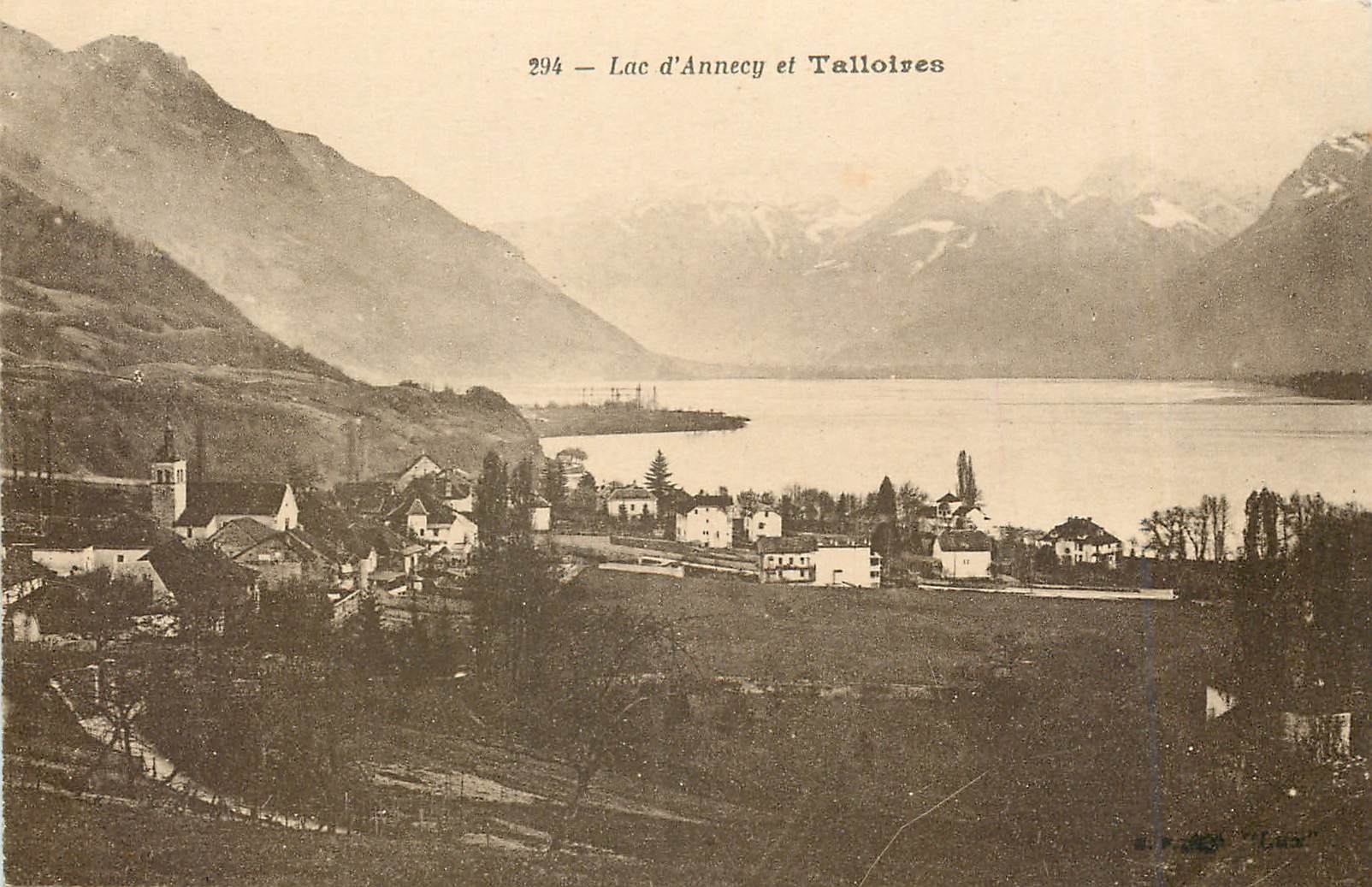 CPA Lac d'Annecy et Talloires 