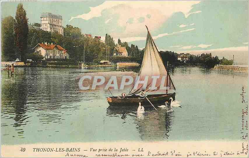 Thonon-les-Bains — Vue prise de la Jetée — LL