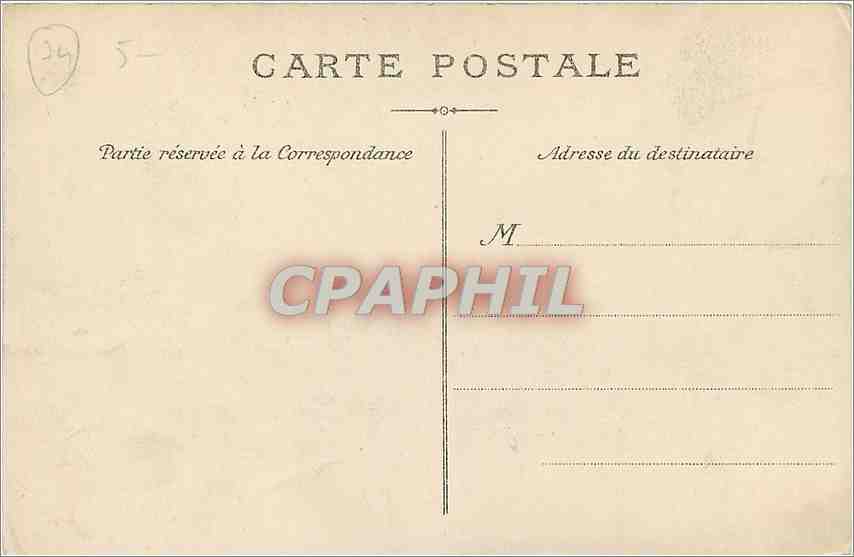 CPA Evian les Bains Le Jardin Anglais  — Verso