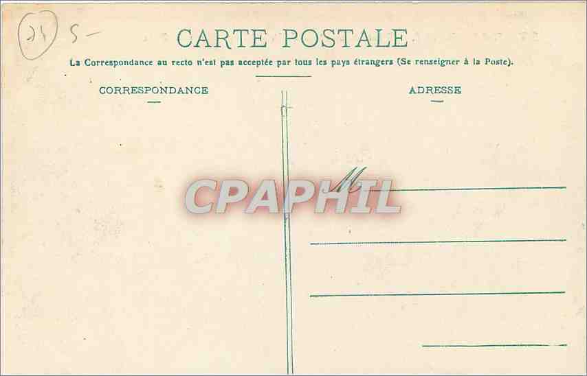 Évian-les-Bains — Établissement du Châtelet. Façade sur le Parc — Verso