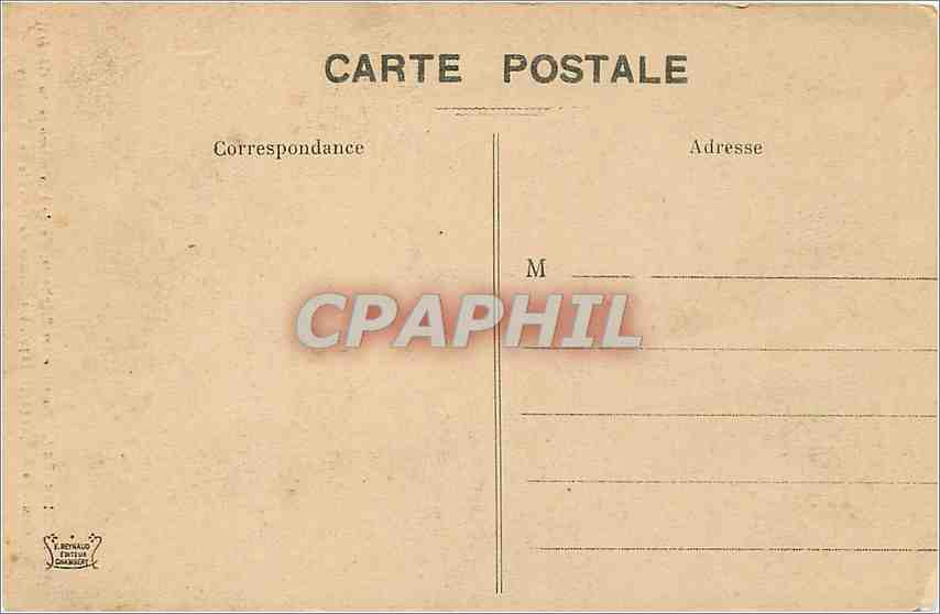 CPA Chambery Fontaine des Elephants  — Rückseite
