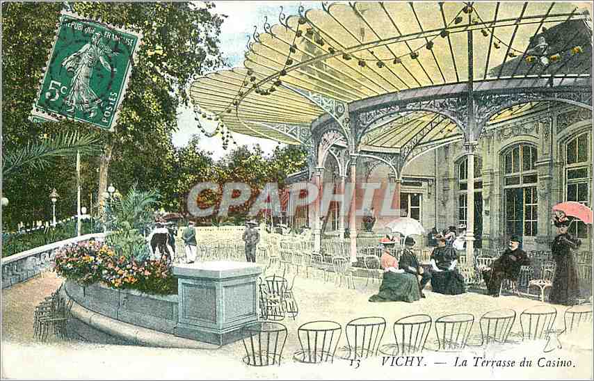 CPA Vichy La Terrasse du Casino 