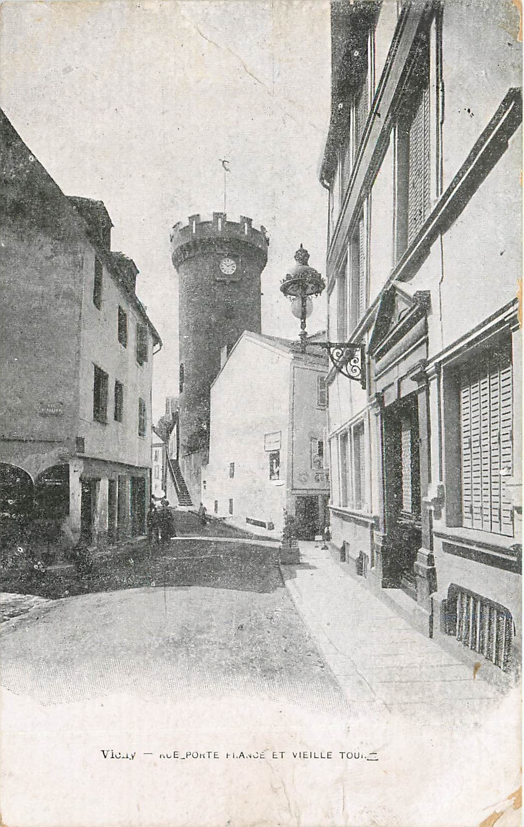 CPA Vichy Porte Plage et Vieille Tour 