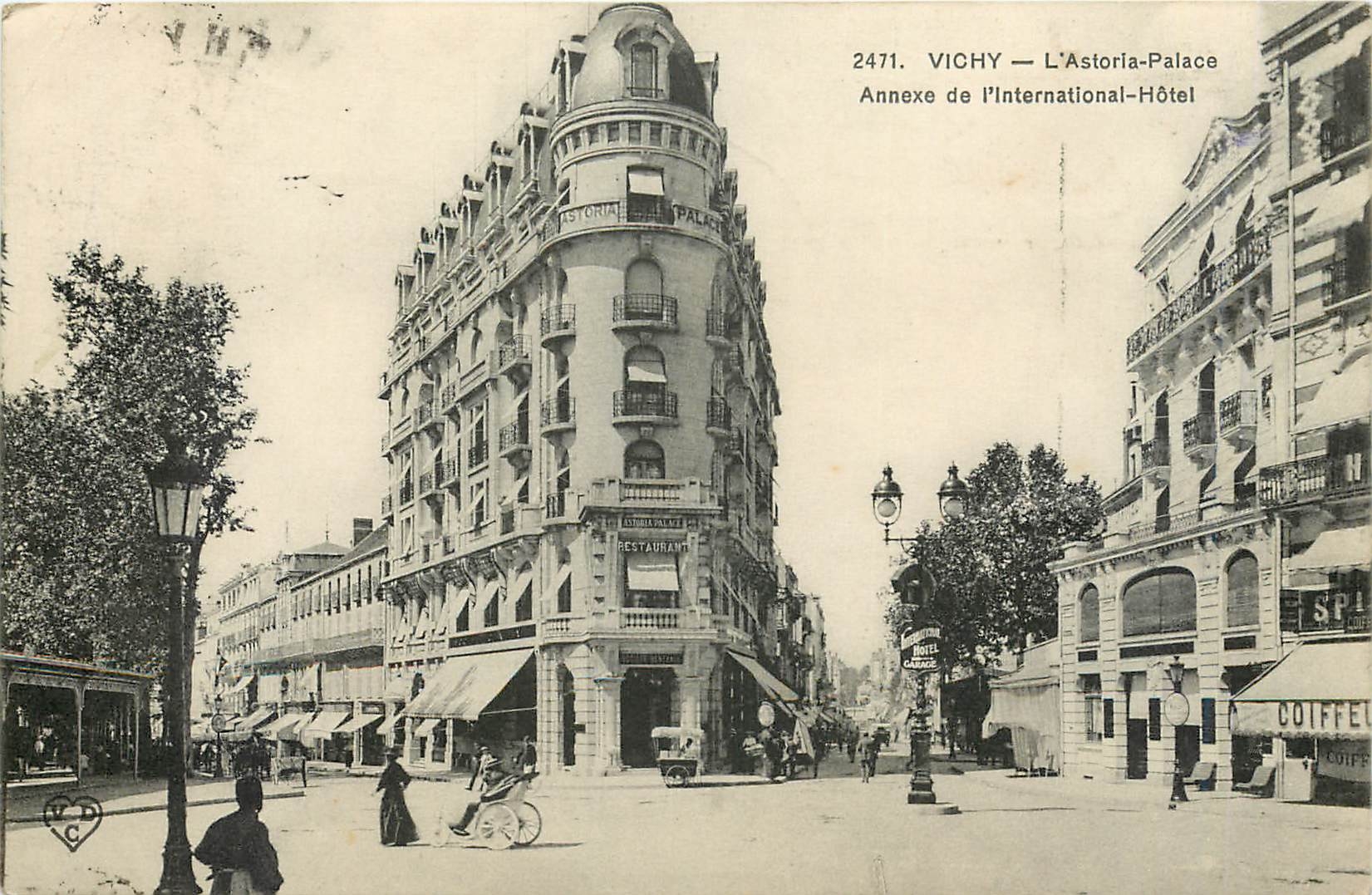 CPA Vichy L'Astoria Palace Annexe de l'International Hotel 