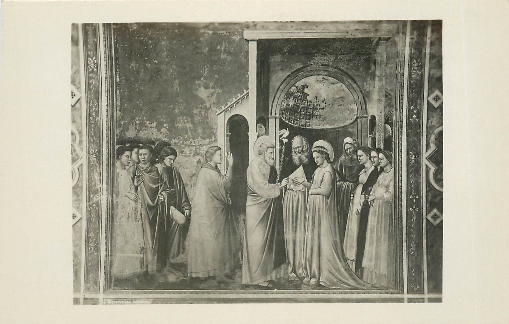CPA Padova Cappella degli Scrovegni All'Arena La Sposalizio Vergine 