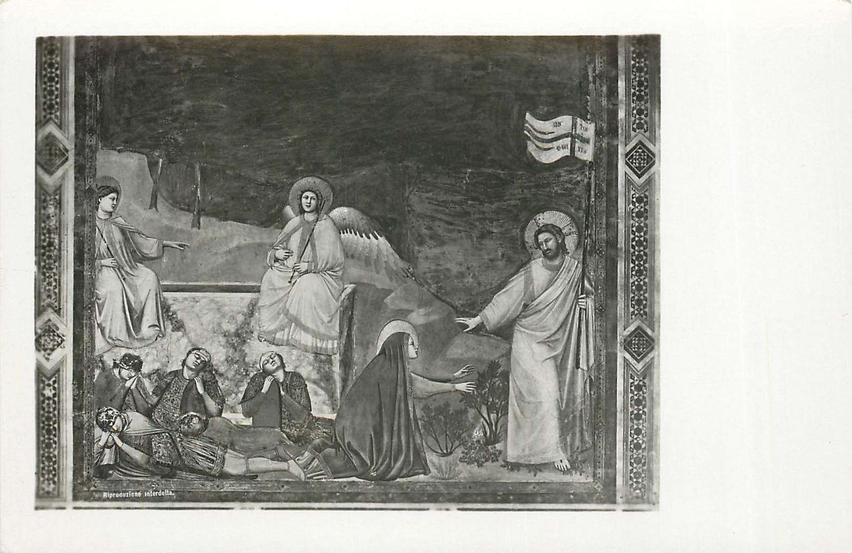 CPA Padova Cappella degli Scrovegni All'Arena Cristo risorto e la maddalena 