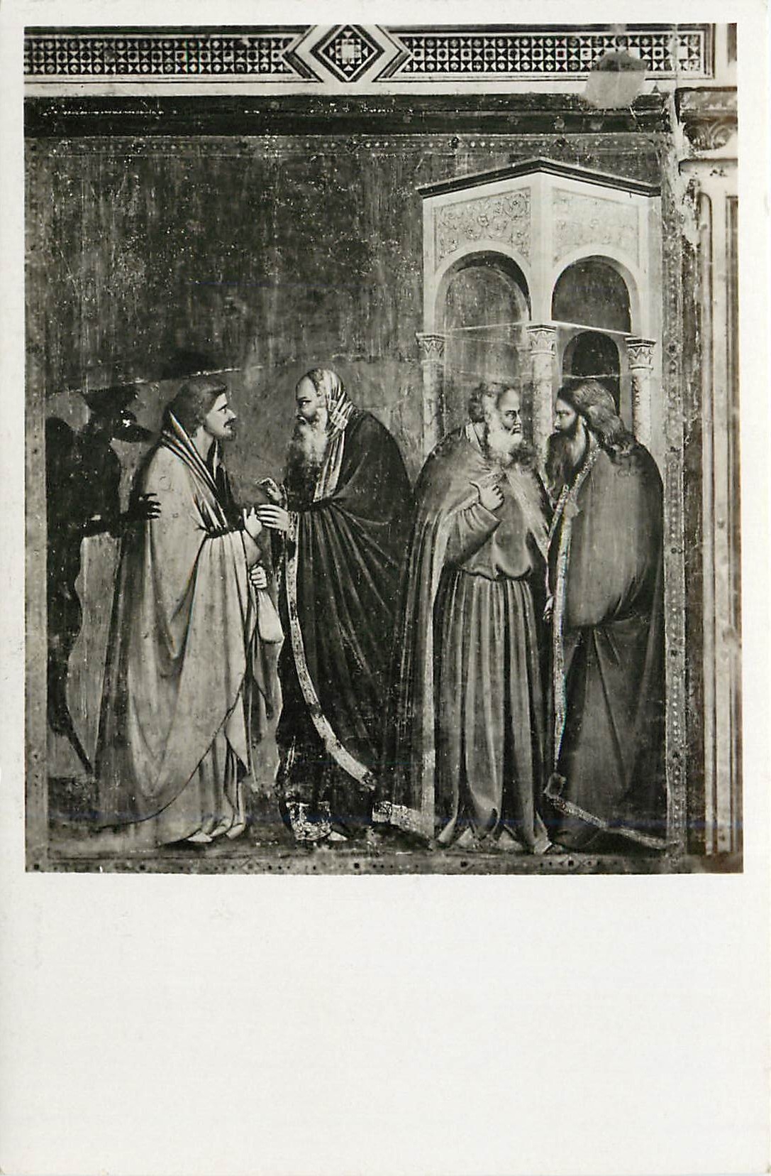 CPA Padova Cappella degli Scrovegni All'Arena Giuda riceve il prezzo del tradimento 