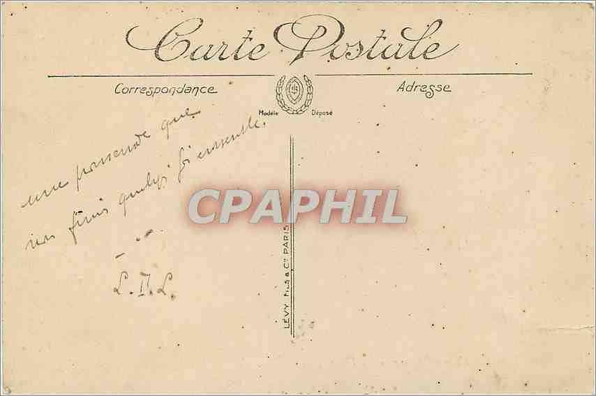 CPA Nemours Une vue sur le Loing  — Rückseite
