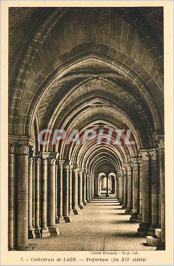 CPA Cathedrale de Laon Triforium 