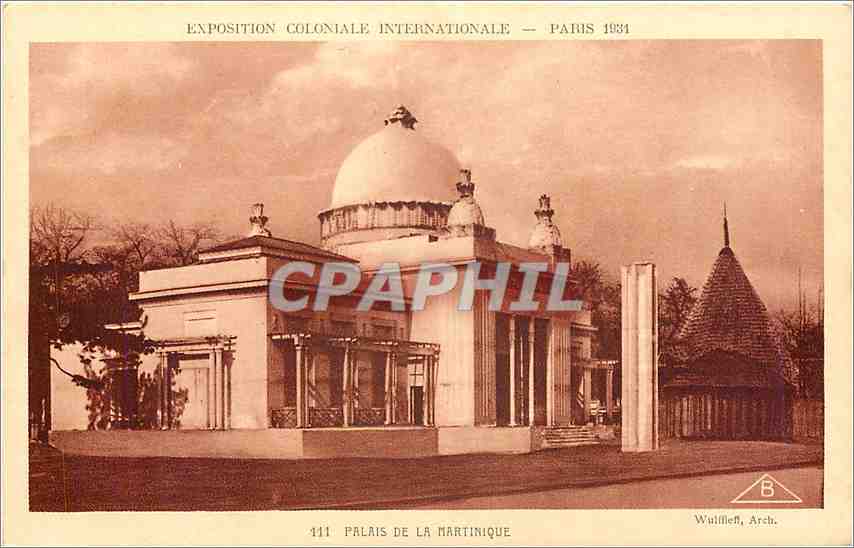 CPA Paris Palais de la Martinique Exposition coloniale internationale 1931