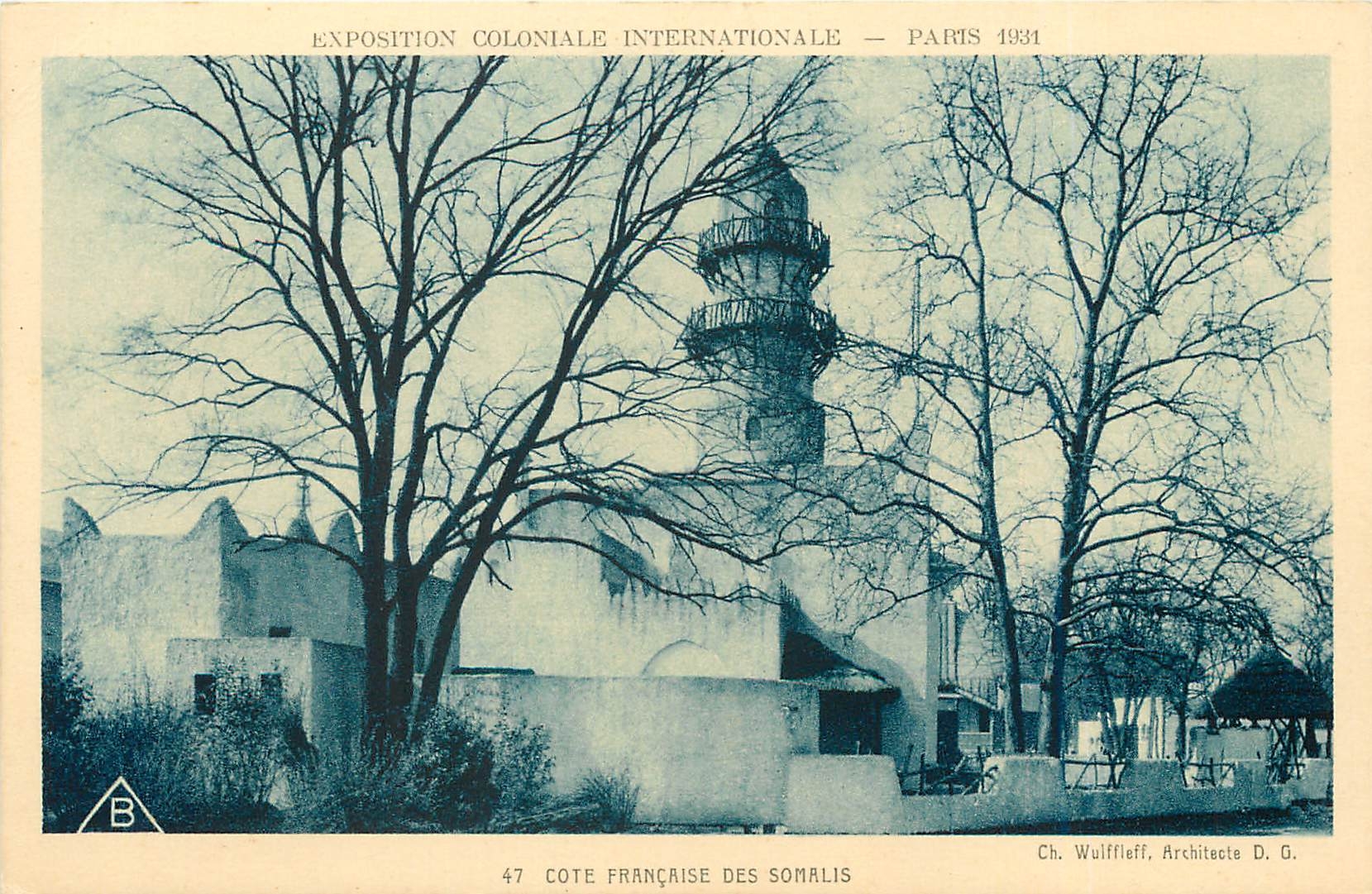 Côte française des Somalis — Exposition Coloniale Internationale — Paris 1931