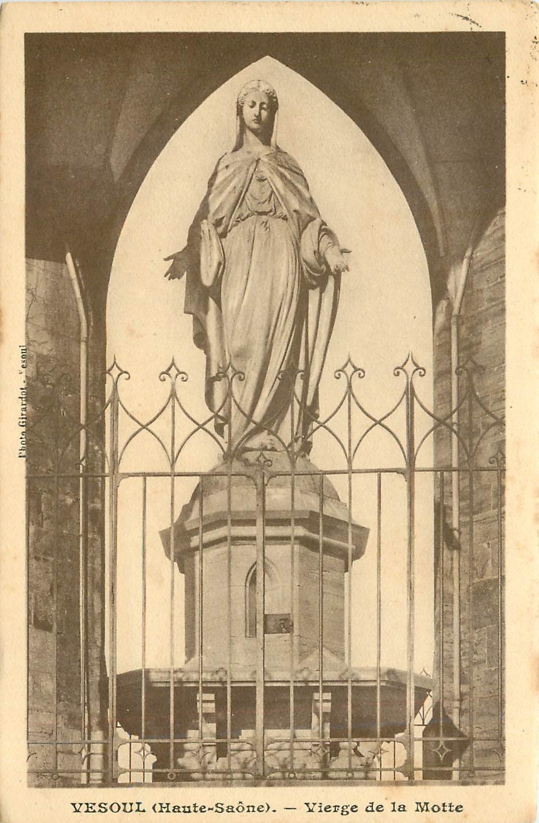 CPA Vesoul Haute Saone Vierge de la Motte 