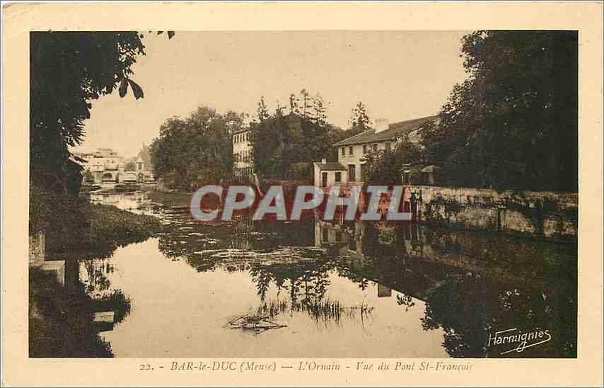 BAR-le-DUC (Meuse) — L'Ornain — Vue du Pont St-François — E. Harmignies