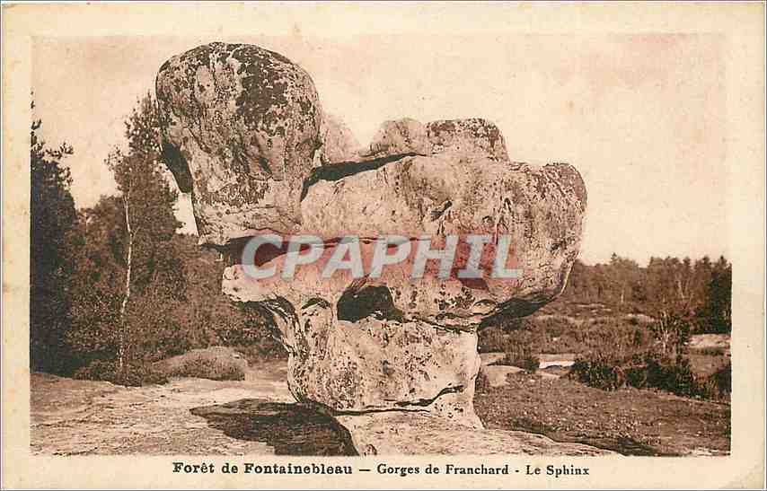 Forêt de Fontainebleau — Gorges de Franchard — Le Sphinx