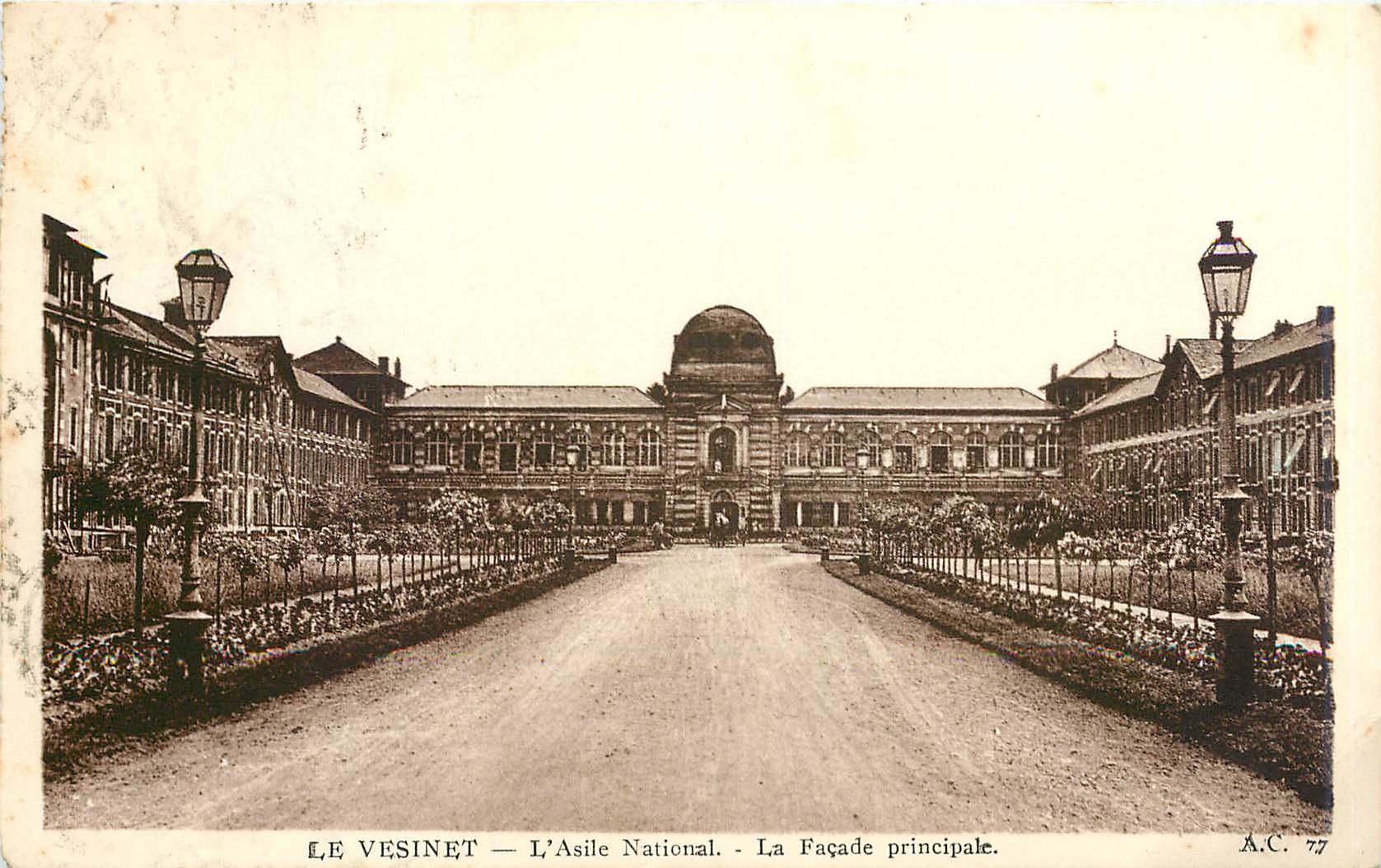 CPA Le Vesinet L'Asile National La Facade principale 