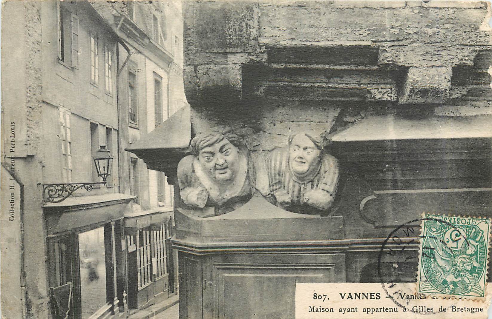 CPA Vannes Maison ayant appartenu a Gilles de Bretagne 