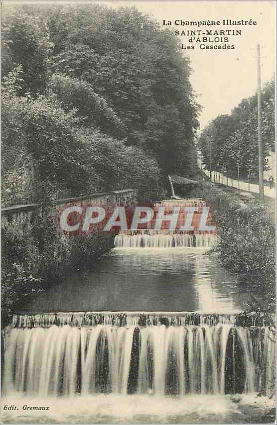 CPA Saint Martin d'Ablois Les Cascades 