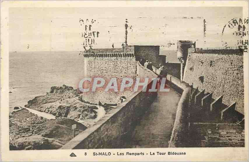 St-Malo - Les Remparts - La Tour Bidouane — éditeur C4 des Arts Photomécaniques, n°8